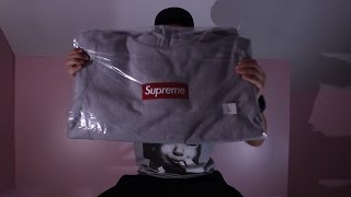 My First Supreme Box Logo Hoodie FW/16 Unboxing!!!