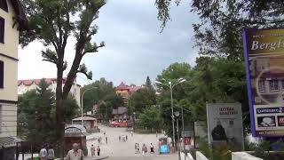 Украина Трускавец Нижний бювет Прогулка по городу Гортензии