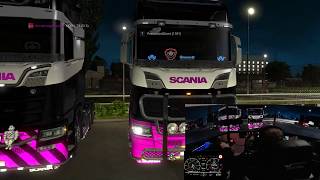 RACING CARGO / TAKING OVER BRATISLAVA / ETS2 / CONVOYS / GOPRO /