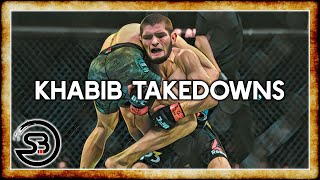 Khabib Nurmagomedov Takedown Technique Breakdown Highlights & Study