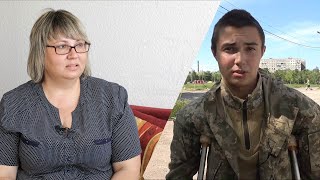 Интервью с матерью пленного украинского солдата. Германия. (Субтитры на немецком)