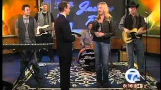 Justine Blazer performs