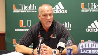 Mark Richt | Post Game Presser vs UNC | 10.28.17