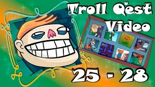 Troll Face Quest Video Memes levels 25, 26, 27, 28 уровень