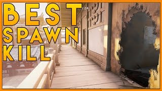 New Spawn Kill on SkyScraper - Rainbow Six Siege Funny Moments