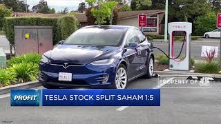 Umumkan Stock Split 1:5, Saham Tesla Langsung Terbang 13%