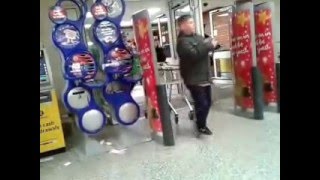 A supermarket in London.