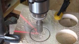 自由錐で円板作りHow to easily cut a circle on a Circle Cutter.