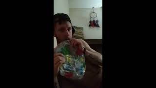 Blowing up 2 Beach Balls to bust them.