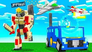 VIDA DE UM TRANSFORMERS POR 1 DIA NO MINECRAFT !