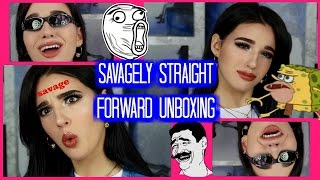 SAVAGELY STRAIGHT FORWARD FEBRUARY UNBOXING... i don't play. | Jordan Byers