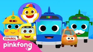 ¡Montemos el Autobús con Tiburón Bebé! | Las Ruedas del Bus | Pinkfong Canciones Infantiles
