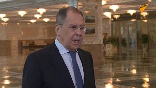 ???????????????? Пресс-конференция Сергея Лаврова после переговоров с Александром Лукашенко