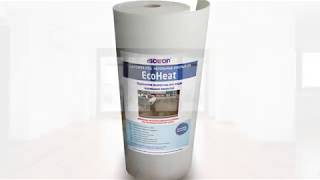 EcoHeat ® (Изолон) Подложка под напольные покрытия. Эффективная шумоизоляция и звукоизоляция.