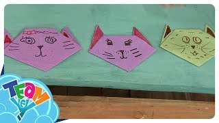 Artstig: Paper Fold Cat Face | Team Yey Season 2
