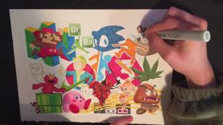 ADIDAS - All Day I Draw And Stuff (feat. LanDeNo)