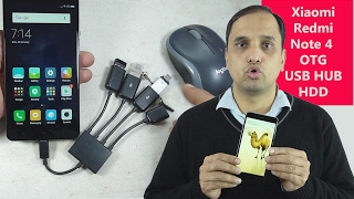 Redmi Note 4 Supports USB HUB & HDD: NTFS & exFAT