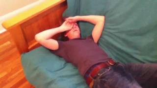 Boy pisses his pants