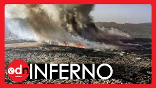 Greek Wildfires THREATEN Ancient Olympic Site