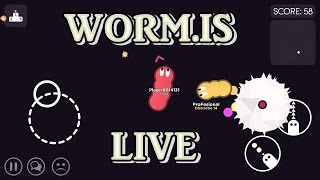 (Hindi) Worm.is New Slither.io Longest Worm Challenge Live Stream