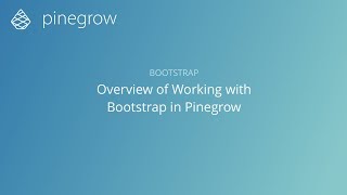 Overview - Bootstrap 4 & 3 in Pinegrow