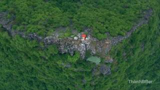 Flycam Núi Bài Thơ - Hạ Long - Quảng Ninh.