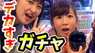 日本一巨大？ガチャガチャに挑戦！！！当たりはなんと、、、