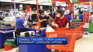 CT "Turun Gunung", Transmart Langung Untung