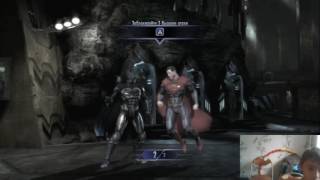Инджастис. это игра в стиле Mortal Kombat только здесь DC Comics