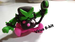 Как слепить VIRUS 8-BIT из бравл старс