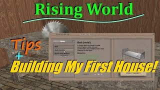 Rising World - Playing Tips & Constructing My First House - 1080P HD