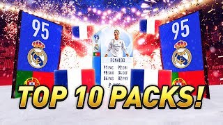 FUT 18 | LES 10 MEILLEURS PACKS FRANCAIS DE L'ANNÉE !!