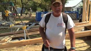 How to cut and install roof rafters on remodel