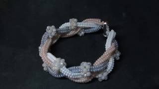 Браслет из бисера "Косичка" / Beads bracelet