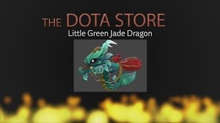 Little Green Jade Dragon - Dota 2 Courier In-Game Preview