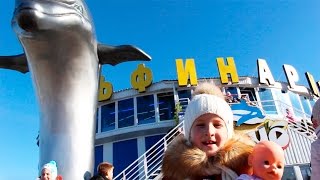 Бэби Борн Катя и Леночка в Дельфинарии. Baby Born dolphinarium