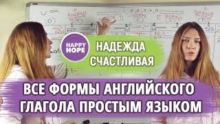 ВСЕ 5 ФОРМ АНГЛИЙСКОГО ГЛАГОЛА ПРОСТЫМ ЯЗЫКОМ. (таблица правильных и неправильных глаголов)