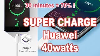 40 watts super charge test huawei p30 pro takes how long | by TutoTech