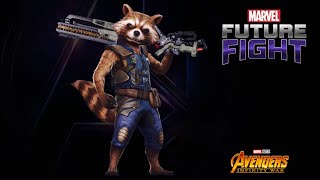 ROCKET RACOON INFINITY WAR UNIFORM - First ? | Marvel Future Fight
