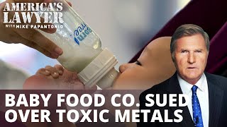 Baby food companies sued over toxic metals