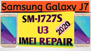 Samsung  SM-J727S  U3  imei Repair , Patch Certificate, By (Chimera Tool) 2020