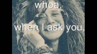 Janis Joplin Ball and Chain (with lyrics)