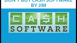 DON’T BUY Cash Software by Jim - Cash Software VIDEO REVIEW Binary Options