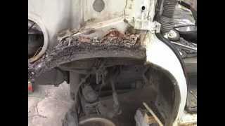 Почему гниют крылья на VW T4 ч.2. Why rot wings on VW T4 Part 2.