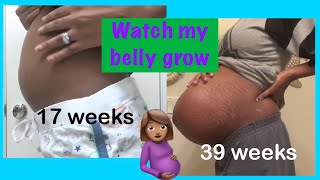 Baby bump progression | Baby #1