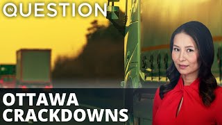 Crackdowns continue as US convoy sets the stage