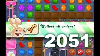 Candy Crush Saga Level 2051 (3 Stars, No boosters)