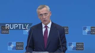 Belgium: Stoltenberg condemns Russia's 'unprovoked and unexplained' military 'build-up'