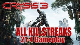 Crysis 3 - Crash Site on Skyline 21-4 (All Killstreaks Used)