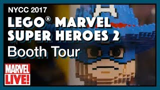 LEGO Marvel Super Heroes 2 Booth Tour on Marvel LIVE! NYCC 2017